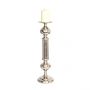 Small Aluminium Pillar Candle Holder 