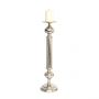 Medium Aluminium Pillar Candle Holder 