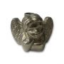 Cherub Candle Holder - Antique Silver Finish