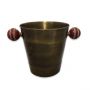 Cricket Ball Wine Cooler - Brass