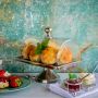 Rectangular Cake Plate with Glass Dome - Shiny Nickel | PRE-ORDER - DUE MID SEPTEMBER