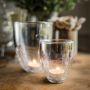 Small Smoke & Crackle Tea Light Holder 