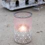 Large Rose Tinted Votive