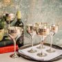 Set of Six Hammered Wine Goblets | MULTI-BUY | PRE-ORDER - DUE MID AUGUST