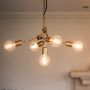 Fusion Pendant Light - Antique Brass Finish 