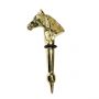 Horse Head Bottle Stopper - Gold Finish