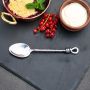 Hammered Knot Dessert Spoon 