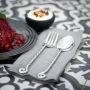 Hammered Shell Dessert Spoon