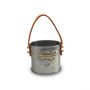 Louie Mini Bottle /Ice Bucket - Nickel Finish 