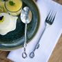 Leaf Dessert / Appetiser Fork 