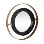 Small Round Orion Mirror with Black Wood Frame | EX-DISPLAY