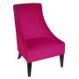 Marit Velvet Chair - Cerise Pink | Ex Display