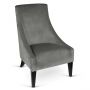 Marit Velvet Dark Grey Chair