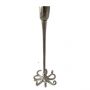 Silver Plated Octopus Taper Candle Holder - Tall