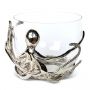 Large Wrap Around Octopus with Glass Bowl