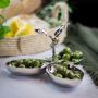 Olive Three Section Serving Dish | PRE ORDER - DUE SEPTEMBER