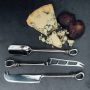 Polished Knot Traditional Cheese Knife, Soft Cheese Knife & Stilton Scoop Set