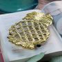 Gold Pineapple Shaped Trivet