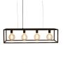 Prague Quadruple Rectangular Chandelier Frame 