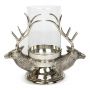 Stag Head Hurricane Lantern 