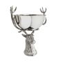 Small Punch Bowl with Stag Stand