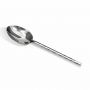 Round Hammered Medium Serving Spoon