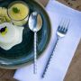 Round Hammered Dessert / Appetiser Fork 