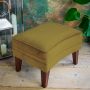 Romeo Velvet Lime Footstool