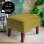 Romeo Velvet Lime Footstool