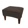 Romeo Velvet Mole Footstool 