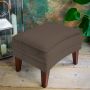 Romeo Velvet Mole Footstool 