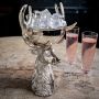 Extra Small Punch Bowl / Ice Bucket with Stag Stand 