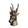 Stag Head Single Taper Candle Holder 