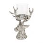 Mini Stag Head Hurricane Lantern | PRE-ORDER - DUE LATE AUGUST