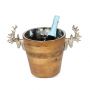 Huntsman Stag Head Wooden Wine Cooler