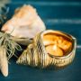 Sea Snail Gold Tea Light Holder