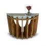 Brasilia Wooden Console Table