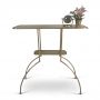 McCarthy Antique Brass Finish Console Table