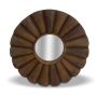 Hyde Wooden Round Mirror