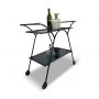 Marylebone Drinks Trolley with Smoked Glass Shelves