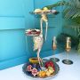 Three-Tier Stork Cake Stand - Silver Finish | PRE-ORDER - DUE MID AUGUST