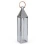 Stainless Steel Large Tall Venetian Lantern with Wooden Handle 