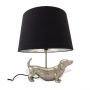 Dachshund Table Light - With Shade