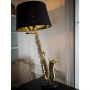 Washington Saxophone Table Lamp with Black Shade