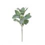 Faux Foliage Gingko 44cm Grey Dusty Miller 