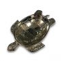 Nickel Finish Turtle Dip Bowl