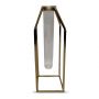 Single Oversized Test Tube Vase with Gold Stand