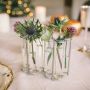 W-Shaped Glass Test Tube Table Vase 
