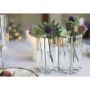 W-Shaped Glass Test Tube Table Vase 