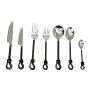 Unpolished Knot 42 Piece Cutlery Set